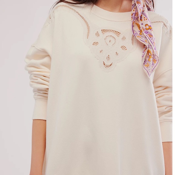 NEW! Free People Prairie sweatshirt - Picture 3 of 8